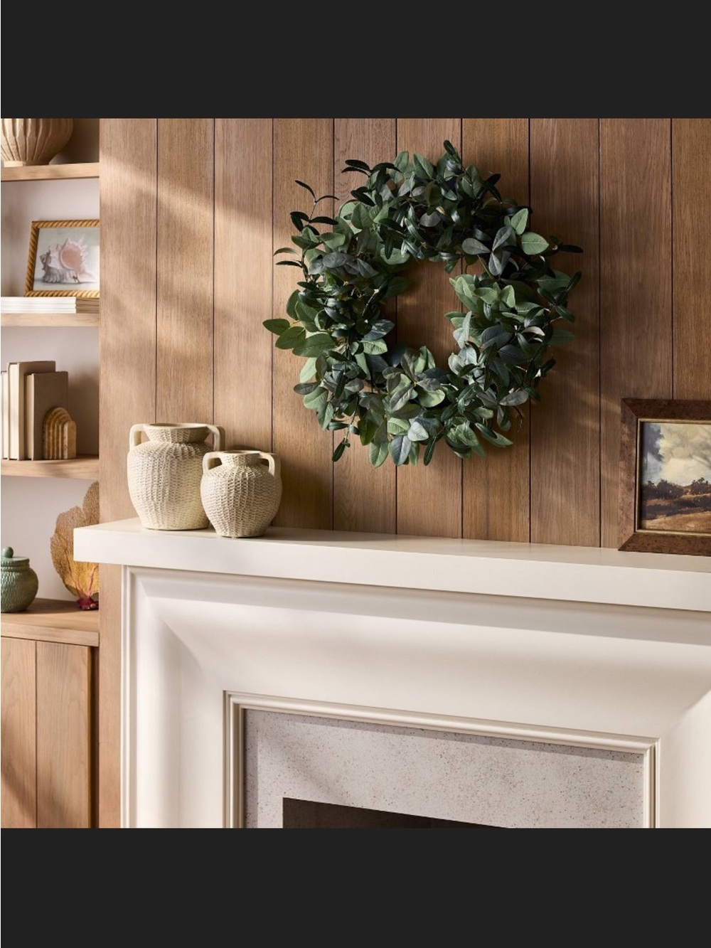 NWT, Mixed Herb Wreath - Threshold™ designed with Studio McGee